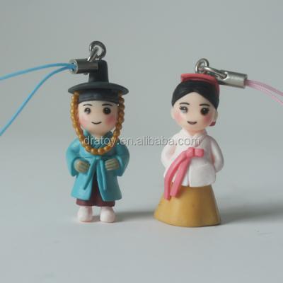 China Plastic Hot Sale Korea Style Cartoon PVC Key Chain for sale