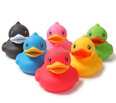 China Bath Toy Promotion Item Small Duck Baby Duck Toy, Multicolor Rubber Toy for sale