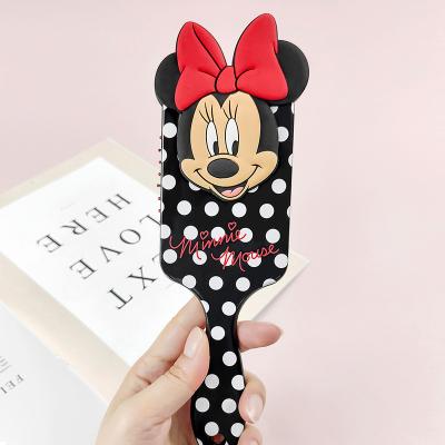 China Wholesale Kids Mickey Minnie Hair Accessories Comb Cartoon Bear Design Girls Massage Hair Sweep Scalp Care Air Cushion Comb for sale