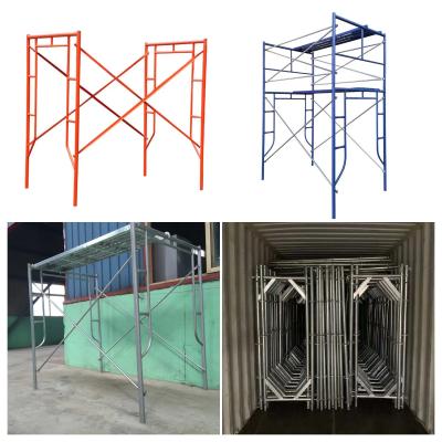 China American 1700mm 1219 Painted Galvanized Steel Ladder Frame Scaffolding Frame Ladder Frame Main Frame Door Frame for sale