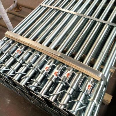 China Supportive Silver Adjustable Steel Prop For Container Packaging And Support for sale