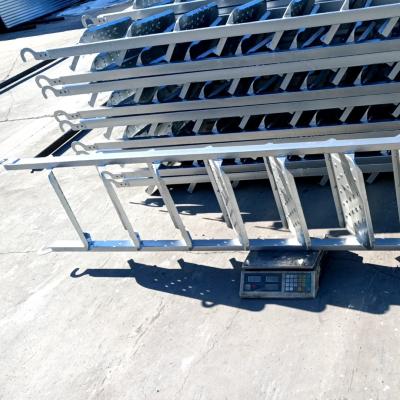 China Zilveren steigerladders met een laadvermogen van 150 kg voor veelzijdige constructies Te koop