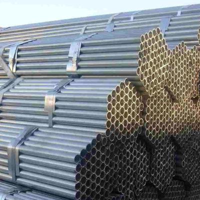 China Hot Dipped Galvanized Round Steel Pipe Pre GI Steel Pipe Welded Galvanised Coating Metal Tube For Scaffolding Structural for sale