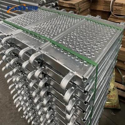 China China Stevingsysteem Planken Constructieapparatuur Werktuigen BS1139 210mm 240mm Metalen staalplaat Te koop