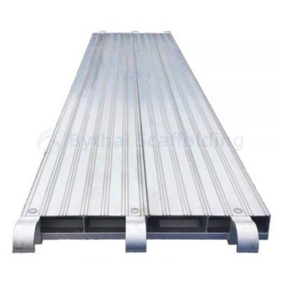 China China Steigerfabriek Sterkte 6061 6082 Metalen Steiger Aluminium Plank naar Zuid-Amerika Te koop