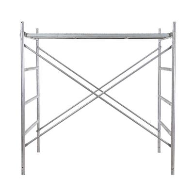 China China Scaffolding Manufacturers CANADA LOCK Q235 Hot Dip Galvanized Ladder Frame for sale