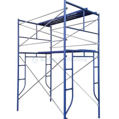 China Heavy Duty Vanguard Style Steel Scaffold Frame for High Rise Construction en venta