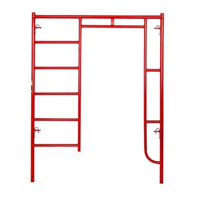 China Painted Metal Mason Frame Scaffold with Gravity Lock for Construction for sale