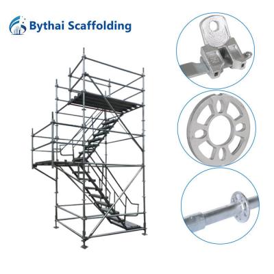 China Construction Staging Convenience EN12811 High-Strength Ringlock Scaffolding Set en venta