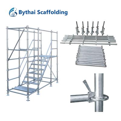 China Versatile and Fabricated Ringlock System Scaffolding with Q355 Steel Vertical Pole en venta