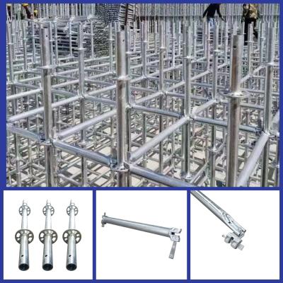 중국 Commercial Scaffolding Steel Q355 3.2MM Thickness Hot Dip Galvanized Ringlock System 판매용