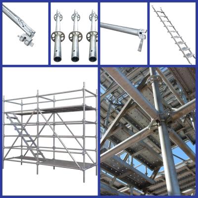 중국 Construction Building Materials EU Standard Pole Scaffolding Round Ringlock 판매용