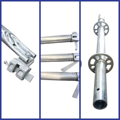 중국 High quality Q355 Multi-Pole Pin Lock Modular Scaffolding System Ringlock Bracing 판매용