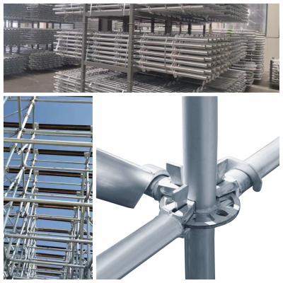 중국 Quick Stage Scaffolding Material Access Steel Rosette Ringlock Accessories Vertical Standard 판매용