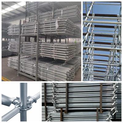 중국 New Rosette Industrial Certified Scaffolding Prices galvanized Ringlock For Facades 판매용