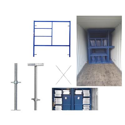 Cina Scaffolding modulare fisso in stile americano in polvere rivestito con telaio massonico in vendita