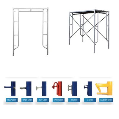 Cina Mobile Rolling Q235 Q355 Hot dip Galvanizzato Metal Arch Frame Con Biljax Stile Blocco in vendita