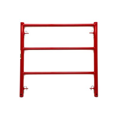 China Voorgegalvaniseerd staal 6' x 2' ladder frame steiger voor gemakkelijke installatie in commerciële projecten Te koop