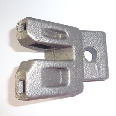 China Robust Q355 Steel 3.2mm Hot-dipped Galvanized Ringlock Brace Head with Q235 Steel Rosette Construction Te koop