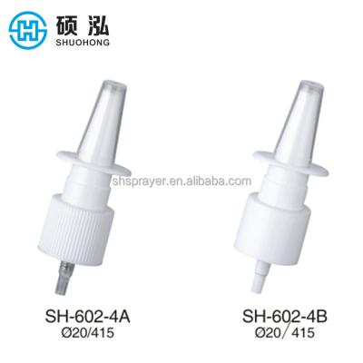 China Non New Puddle Type 18/410 20/410 Automatic Nasal Nozzle Fine Mist Perfume Sprayer Pump for sale