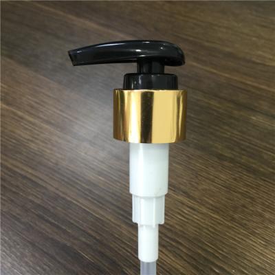 China Non Spill China Wholesales Alu Plastic Smooth Ribbed Closure 24-410 Lotion Pumps for sale