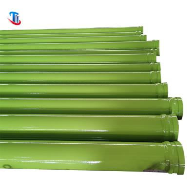 Cina Used for concrete transportation in construction works DN125 ST52 concrete pump pipe delivery seamless pipe for concrete pump truck in vendita