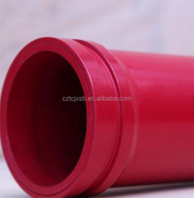 Cina Building Material Shops Schwing and PM zx Twin Wall Concrete Pipe Twin Wall Concrete Pump Pipe Manufacture DN125mm*4.5(2.5+3)mm*3000mm in vendita