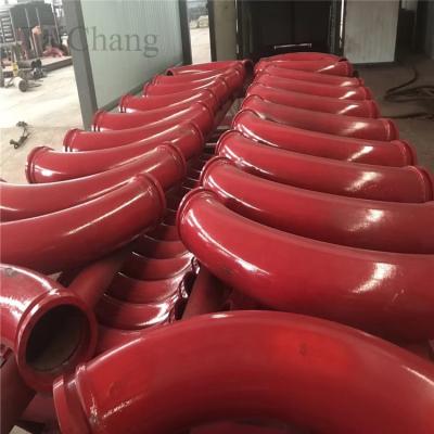 China Hot Sale Tralier and Construction Concrete Pump Elbow DN125 Twin Wall for Concrete Pump Parts en venta