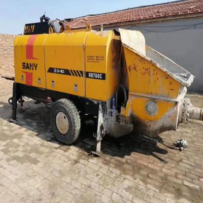 China concrete pump pipe cleaning good condition used concrete pump p.m second hand sany concrete pump. en venta