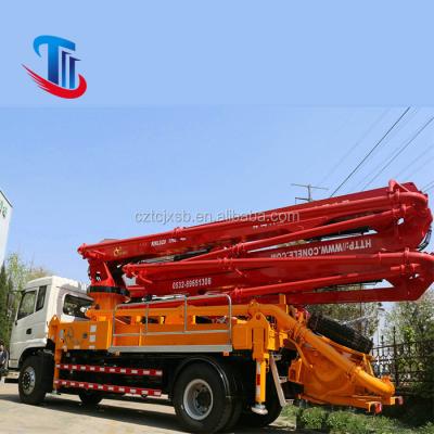 China New condition hotels mini concrete pump truck isuzu concrete pump truck for sale en venta