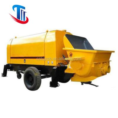 China Building Material Shops 2020 Hot Sale Concrete Trailer Pumps With Electric&Diesel Engine Mobile 30/40/50/60 CBM en venta