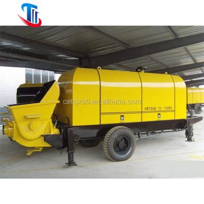 China Construction Material Shops China Good Quality Electric&Diesel Trailer Concrete Pump 30/40/50/60 CBM With 80m Hose Line for sale