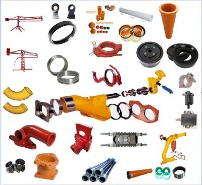 China concrete pump parts all kinds of spare parts putzmeister spare part concrete pump spare parts for sale en venta