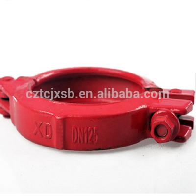 Cina High Quality Concrete Pump Pipe Flange Forging Pipe Clamp Snap Coupling For Wholesale in vendita