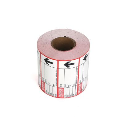 China Waterproof Thermal Supermarket Price Label Supermarket Label Printer Heat Sensitive Adhesive Customizable Paper for sale