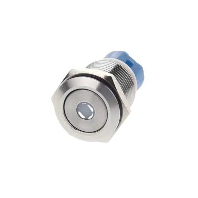 China Automotive Ring And Power Logo Led Igniters Illuminated Metal Push Button Switch Ip67 Waterproof Push Button for sale