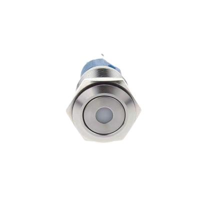 China 16mm Flat Control Ring Wholesale Shape Round Car Start Push Button Metal Switch Ip67 Push Button for sale