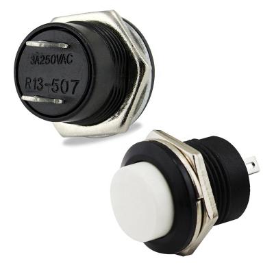 China R13-507 Push Button Switch OFF- (Momentary ON) 16mm R13-507 for sale