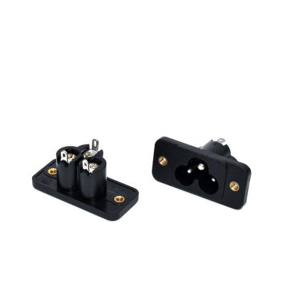 China Residential / General Purpose Power Cable Connectors Male And Female Wire C13 And C14 Battery Electrical Terminal Power Connector for sale