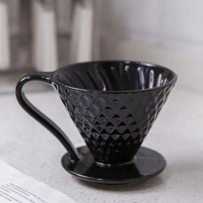 China Sustainable Italy Design Black Double Layer Hotel Tea Coffee Filter Manufacturer for sale