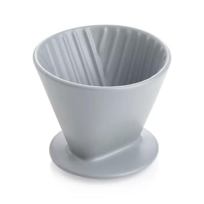 China Viable Wholesale High Quality Porcelain Maker Coffee Filter Cups Custom Ceramic Coffee Dripper for sale