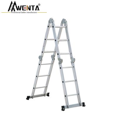 China Folding Ladders 4X3 Large Hinge Ladder Universal Multifunctional Step Ladder for sale