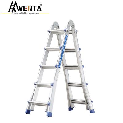 China EN 131 Universal Folding Ladders Small Telescopic Ladder Multifunctional Giant Ladder for sale