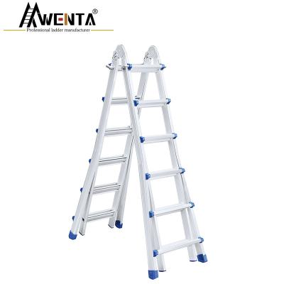 China EN 131 Universal Folding Ladders Small Telescopic Ladder Multifunctional Giant Ladder for sale