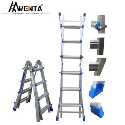 China EN 131 Universal Folding Ladders Small Telescopic Ladder Multifunctional Giant Ladder for sale