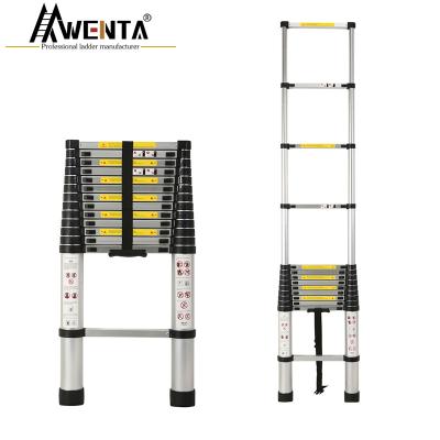 China High Quality 4.4M Folding Ladders Aluminum Telescopic Ladder for sale