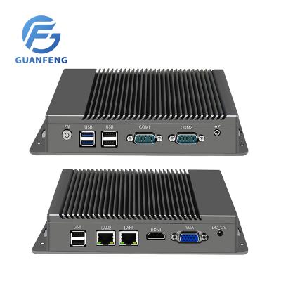 China For Guanfeng J3455 N2830 2*Realtek 8111F Business Mini Gigabit NIC 2COM Computadora Desktop Computer Brother Gaming PC for sale