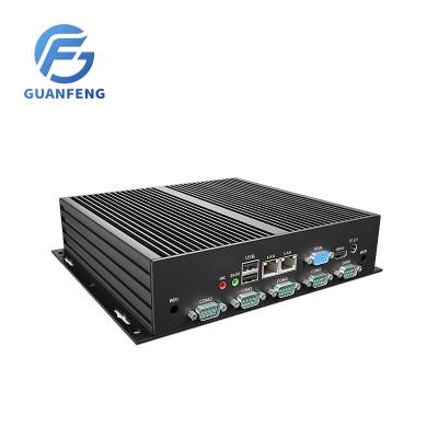 China For i7-7660U Business PC 1*mSATA 1*SATA 3.0 Mini PC Pfsense Linux Ubuntu Mini Fanless VPN Firewall for sale