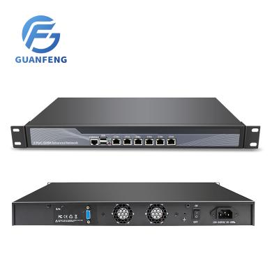 China enterprise firewall netwotk security server with 6 gigabit ethernet access point controller wifi router pfsense for sale