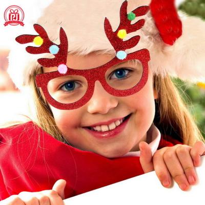 China Christmas Glass Frame Christmas Decorations Chirstmas Decor Glass Decoration Kids Party Adult Indoor Christmas Creative Products Gift for sale